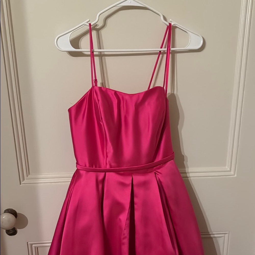 Bee Darlin, pink formal gown. Great for prom, any formal event. Sz 4.